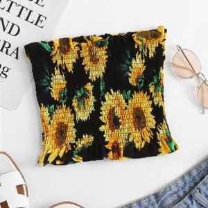 🌻Flower Tube Top
